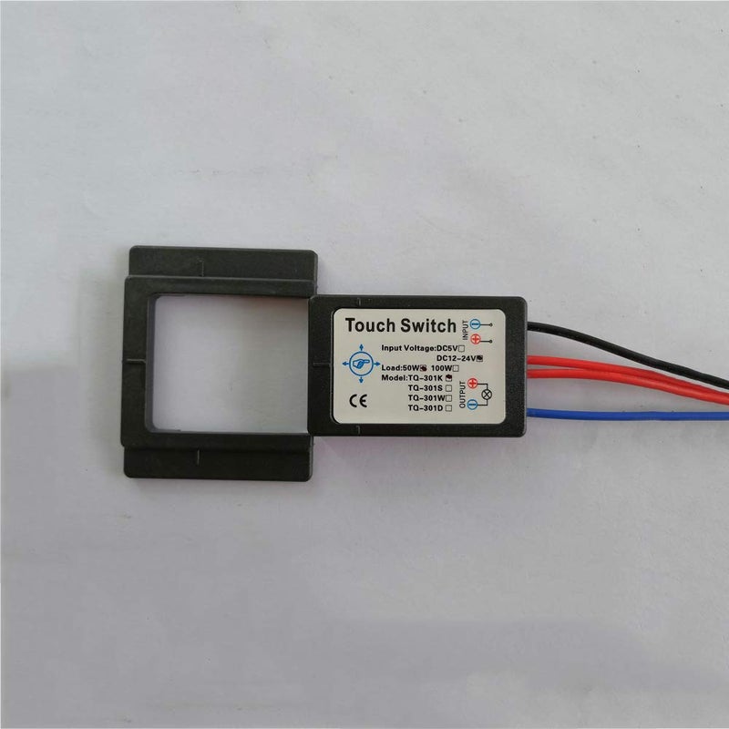 Taidacent Touch Sensor Switch for Bathroom Mirror LED Light Capacitive Touch Light Switch 12V24V Bathroom Smart Glass Capacitance Sensor Module - Image 3